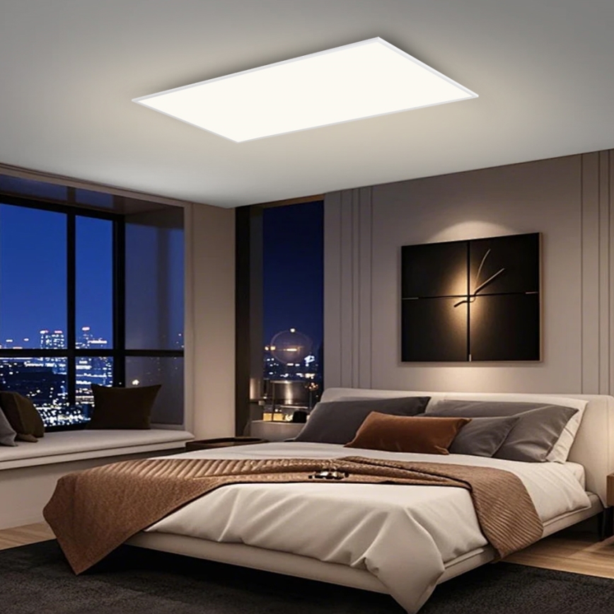 Brilagi - Dimējams LED griestu gaismeklis SLIMFRAME LED/80W/230V 120x60 cm 3000-6000K balts + tālvadība