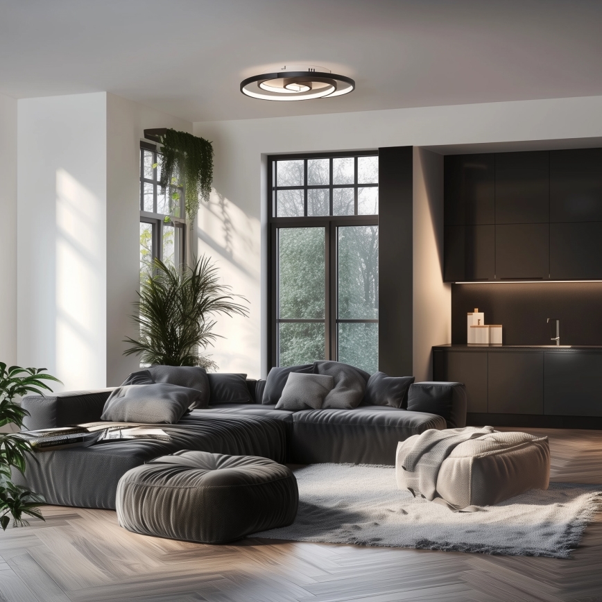 Brilagi - LED dimējams griestu gaismeklis VELO LED/52W/230V 38x48 cm 3000/4000/6000K + ar tālvadības pulti
