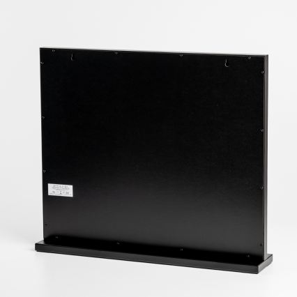 BRILAGI - Grima spogulis ar regulējamu spilgtumu HOLLYWOOD LED/15W/230V CCT + 2x USB 60x50 cm melns