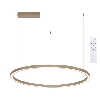 BRILAGI - LED lustra ar regulējamu spilgtumu uz troses PORTOFINO LED/60W/230V 3000-6000K diam. 80 cm bēša + ar tālvadības pulti
