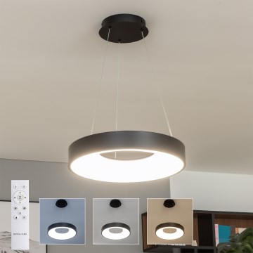 Brilagi - Regulējams LED lustrs uz kabeļa FALCON II LED/67W/230V 3000–6500 K Ø 40 cm melns + tālvadības pults