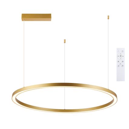 Brilagi - PORTOFINO regulējams LED lustrs uz kabeļa LED/60W/230V 3000-6000K diam. 80 cm zelta + ar tālvadības pulti