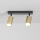 Brilagi - Regulējams LED RGBW punktveida gaismeklis SELE GOLDEN 2xGU10/6,5W/230V 2700-6500K melns/zelts