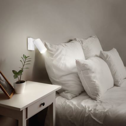 Brilagi - LED RGBW regulējams sienas spot gaismeklis SELE 1xGU10/4,8W/230V 3000K balts + tālvadība
