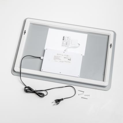 Brilagi - DIANA LED vannas istabas spogulis ar apsildi un regulējamu spilgtumu LED/13W/230V 40x60 cm 3000/4000/6500K IP44 CRI 90