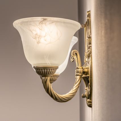 BRILAGI - Rezerves stikls lustrai un sienas lampai CLASSIC E14 Ø 11 cm balts
