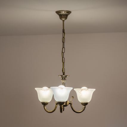 BRILAGI - Rezerves stikls lustrai un sienas lampai CLASSIC E14 Ø 11 cm balts