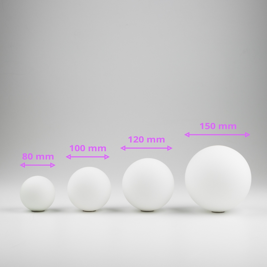 Brilagi - Rezerves stikls lustrām, sienas lampām un lampām MISTEL, MILLA d. 10 cm balta