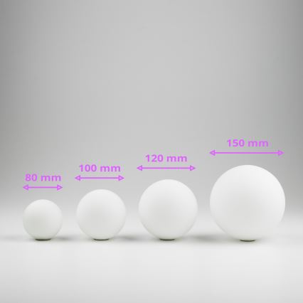 Brilagi - Rezerves stikls lustrām, sienas lampām un lampām MISTEL, MILLA d. 12 cm balta