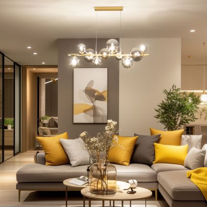 Brilagi - Rezerves stikls lustrām, sienas lampām un lampām MISTEL, MILLA d. 12 cm dūmakains