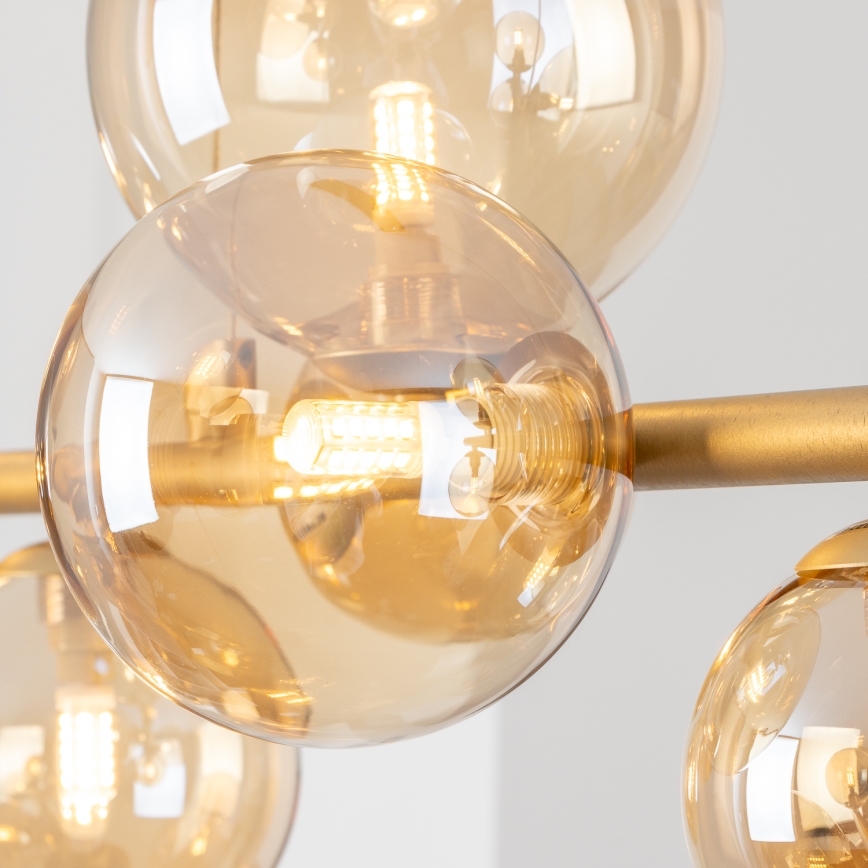 Brilagi - Rezerves stikls lustrām, sienas lampām un lampām MISTEL, MILLA d. 15 cm zelta