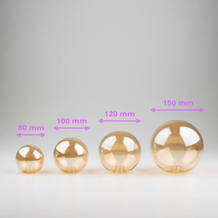 Brilagi - Rezerves stikls lustrām, sienas lampām un lampām MISTEL, MILLA d. 15 cm zelta