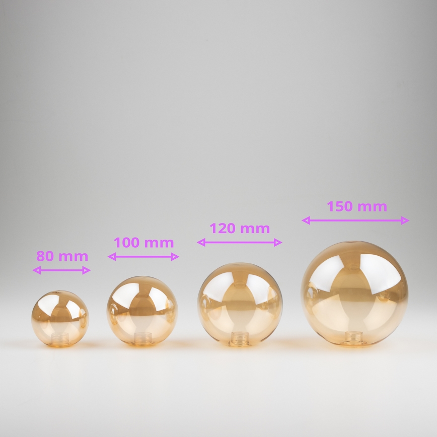 Brilagi - Rezerves stikls lustrām, sienas lampām un lampām MISTEL, MILLA d. 15 cm zelta