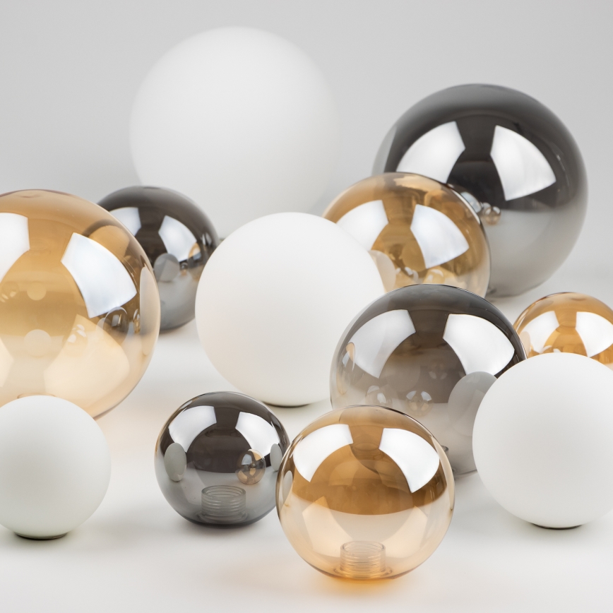 Brilagi - Rezerves stikls lustrām, sienas lampām un lampām MISTEL, MILLA d. 8 cm balta