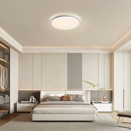 Brilagi - LED dimmējams griestu gaismeklis RIVO LED/72W/230V 3000-6000K balta, Ø 50 cm + tālvadības pults