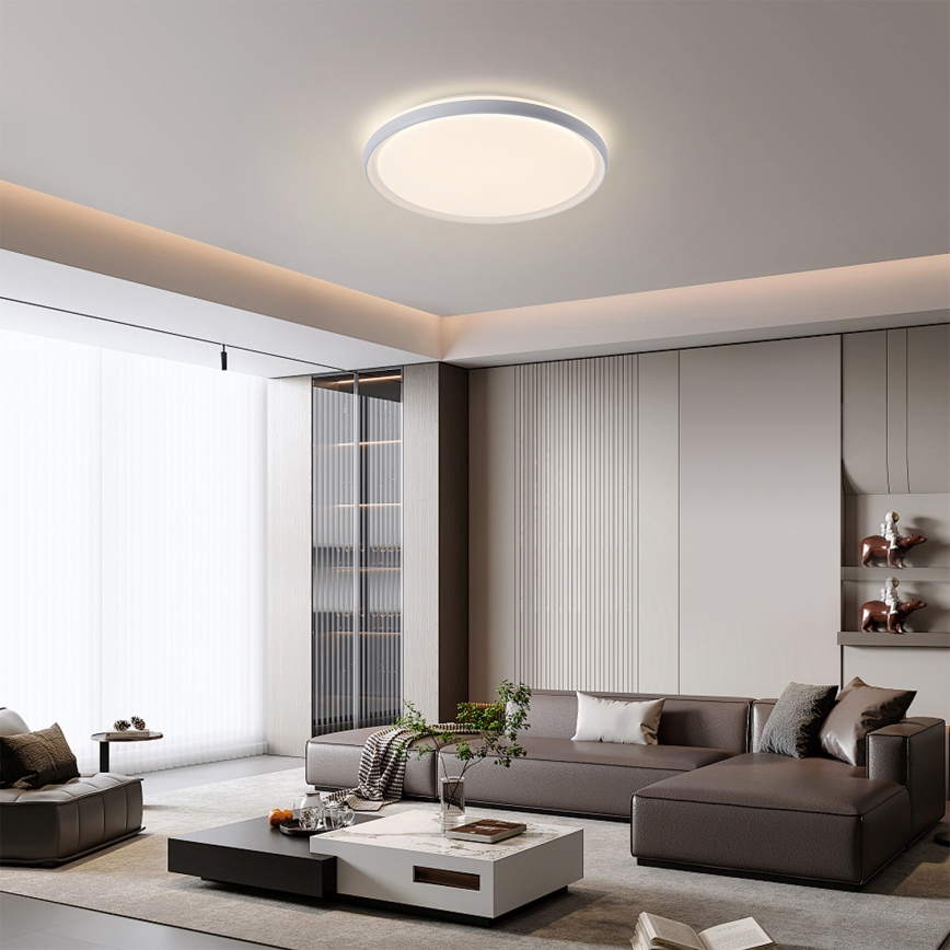 Brilagi - LED dimmējams griestu gaismeklis RIVO LED/72W/230V 3000-6000K balta, Ø 50 cm + tālvadības pults