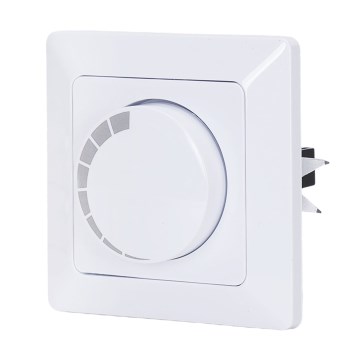 BRILAGI - Rotējošs gaismas regulators ar rāmīti 110W/230V balts