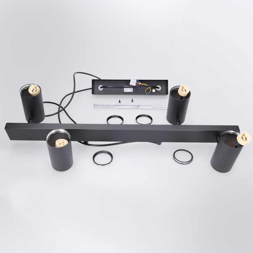 BRILAGI - SELE pakaramā lustra uz troses 4xGU10/30W/230V melna