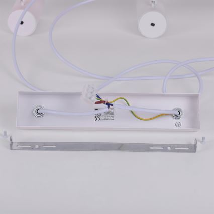 BRILAGI - SELE pakaramais gaismeklis uz kabeļa, 6xGU10/30W/230V, balts/ozola dekors