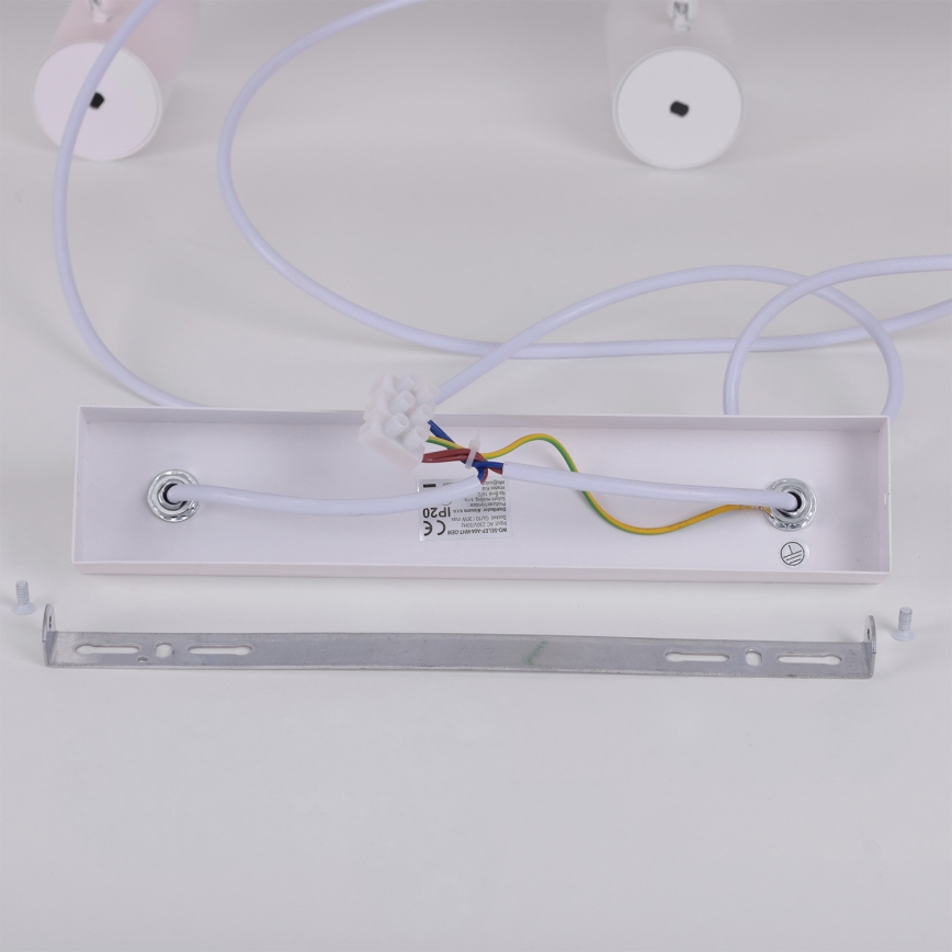 BRILAGI - SELE pakaramais gaismeklis uz kabeļa, 6xGU10/30W/230V, balts/ozola dekors