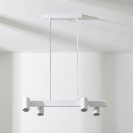 BRILAGI - SELE piekaramā lampa uz troses 4xGU10/30W/230V balta