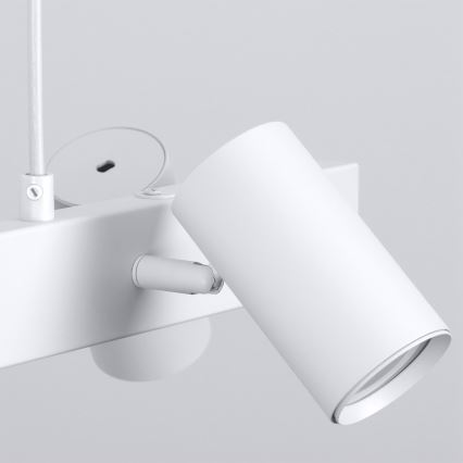 BRILAGI - SELE piekaramā lampa uz troses 4xGU10/30W/230V balta