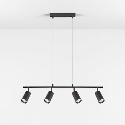 Brilagi - SELE piekaramā lampa uz vada 4xGU10/30W/230V melna