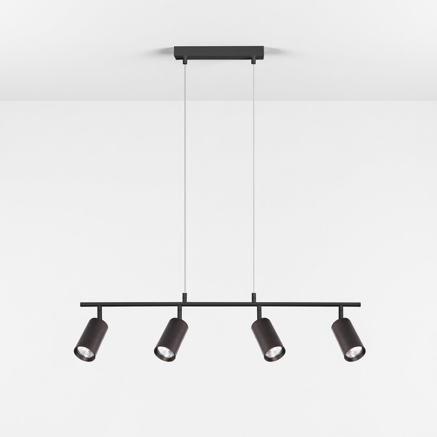 Brilagi - SELE piekaramā lampa uz vada 4xGU10/30W/230V melna