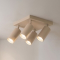 Brilagi - SELE SQUARE virsmas montējams spot gaismeklis 4xGU10/30W/230V, bēšs
