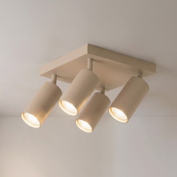 Brilagi - SELE SQUARE virsmas montējams spot gaismeklis 4xGU10/30W/230V, bēšs