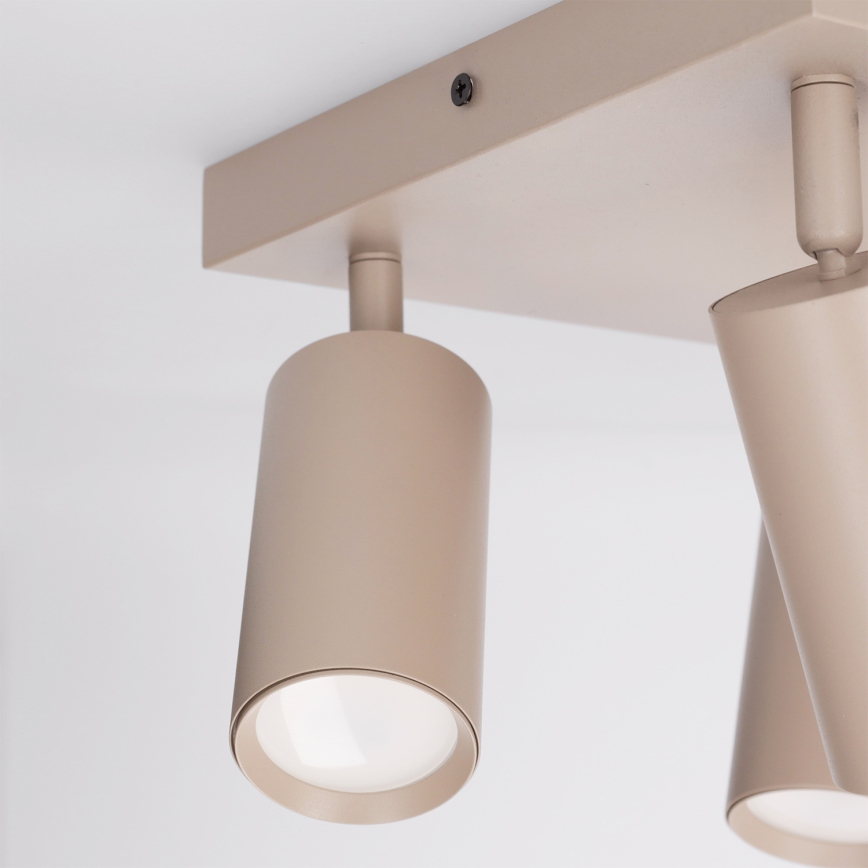 BRILAGI - SELE SQUARE virsmas montējams spot gaismeklis 4xGU10/30W/230V, bēšs
