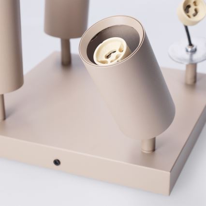 BRILAGI - SELE SQUARE virsmas montējams spot gaismeklis 4xGU10/30W/230V, bēšs