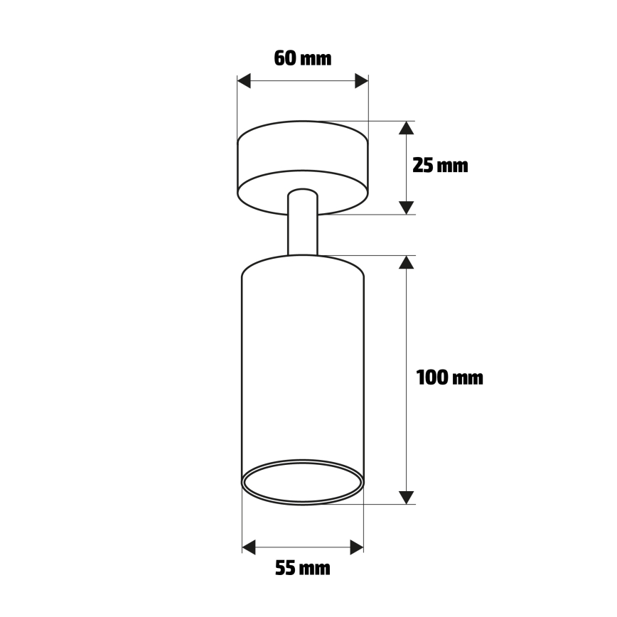 Brilagi - SELE virziena gaismeklis 1xGU10/30W/230V bēšs