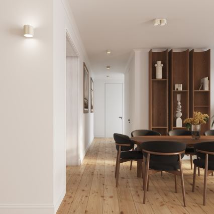 Brilagi - SFERA virziena gaismeklis 1xGX53/30W/230V Ø 10 cm krēmkrāsains