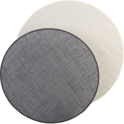 Brilagi - Sienas gaismeklis CIRCLES 1xE27/60W/230V Ø 45 cm krēmkrāsa/pelēka