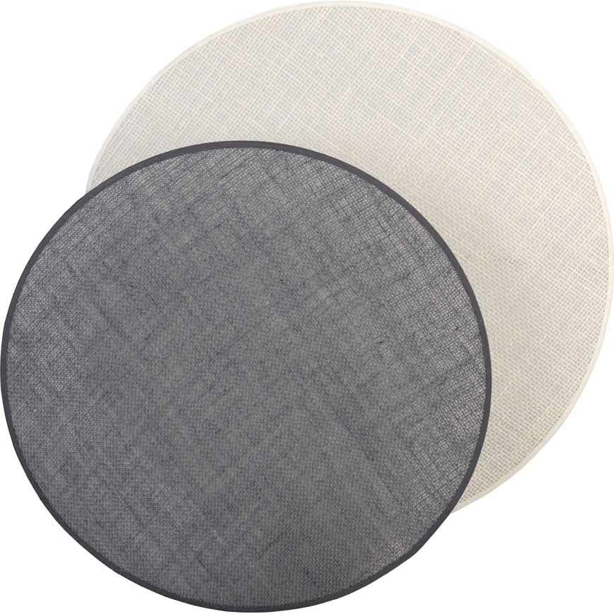 Brilagi - Sienas gaismeklis CIRCLES 1xE27/60W/230V Ø 45 cm krēmkrāsa/pelēka