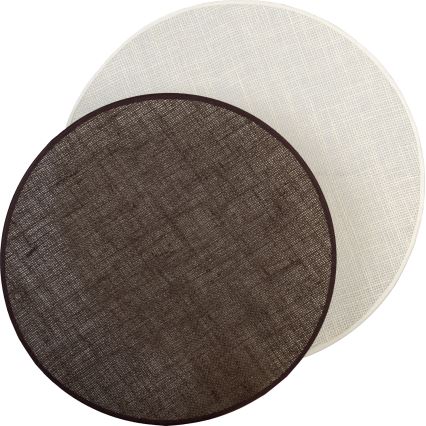 Brilagi - Sienas gaismeklis CIRCLES 1xE27/60W/230V Ø 45 cm krēmkrāsaina/brūna