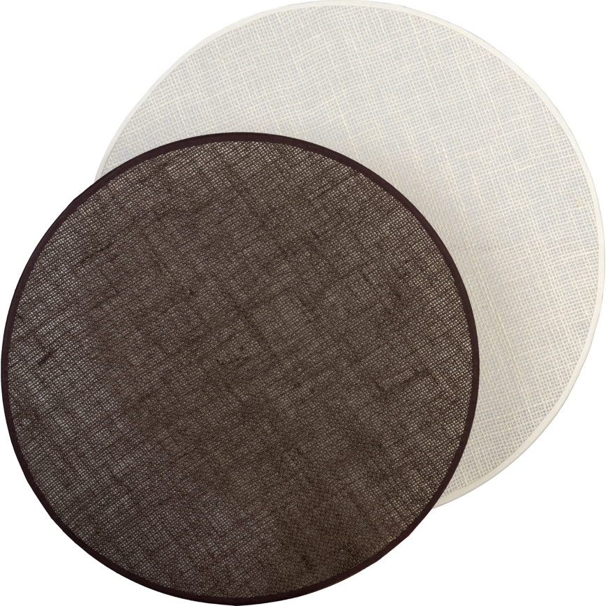 Brilagi - Sienas gaismeklis CIRCLES 1xE27/60W/230V Ø 45 cm krēmkrāsaina/brūna