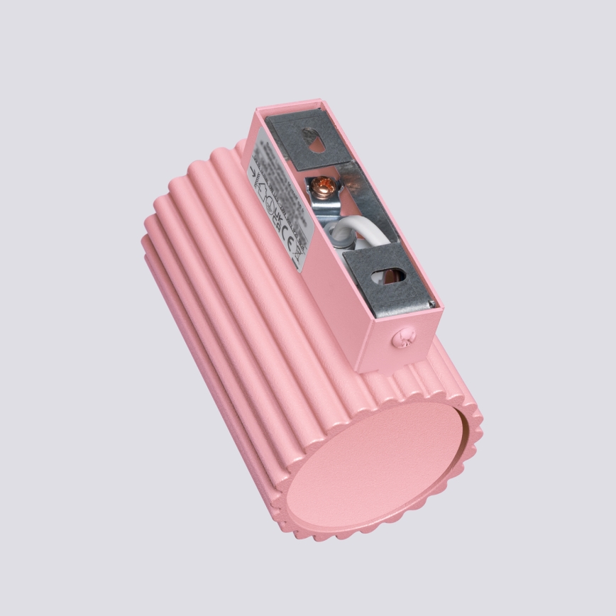 Brilagi - sienas gaismeklis CRESTO 1xGU10/10W/230V 10 cm rozā