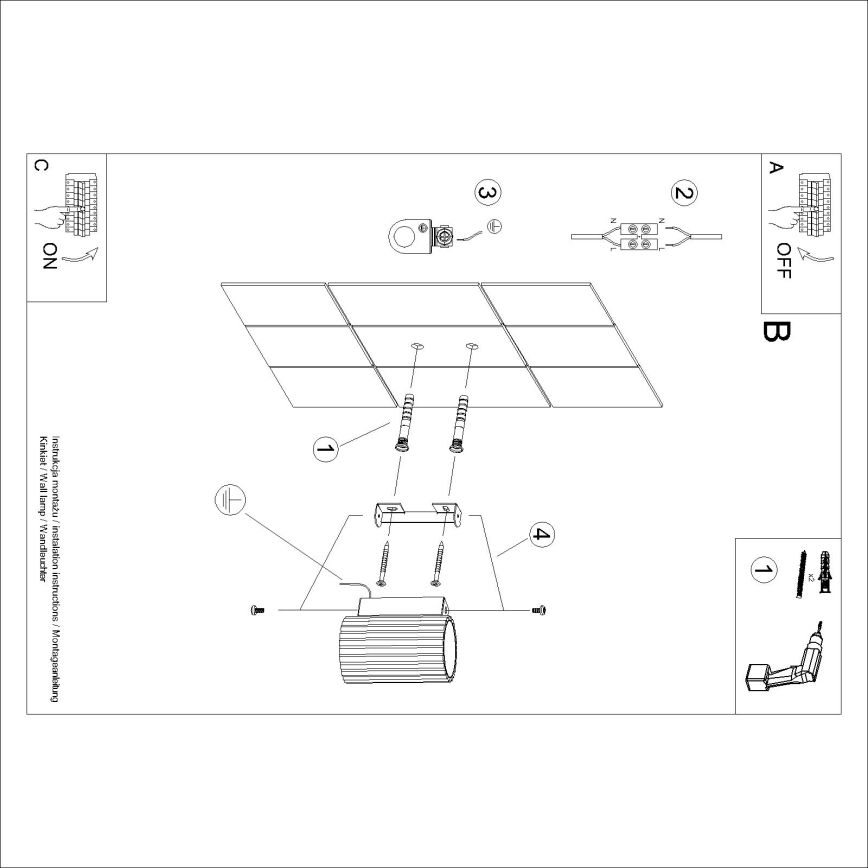 Brilagi - sienas gaismeklis CRESTO 1xGU10/10W/230V 10 cm rozā