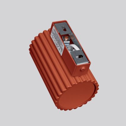 Brilagi - sienas gaismeklis CRESTO 1xGU10/10W/230V 10 cm sarkans