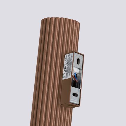 Brilagi - Sienas gaismeklis CRESTO 2xGU10/10W/230V 20 cm brūns