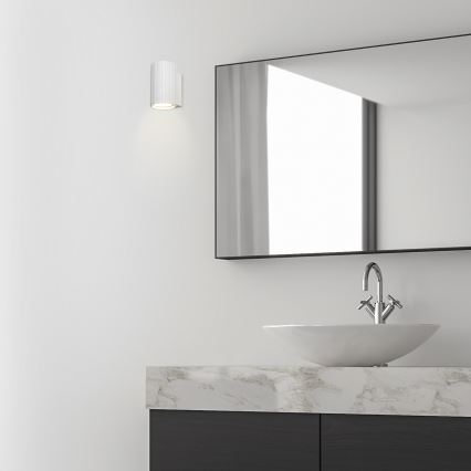 Brilagi - Sienas gaismeklis CRISPINA 1xGU10/10W/230V 10 cm balts