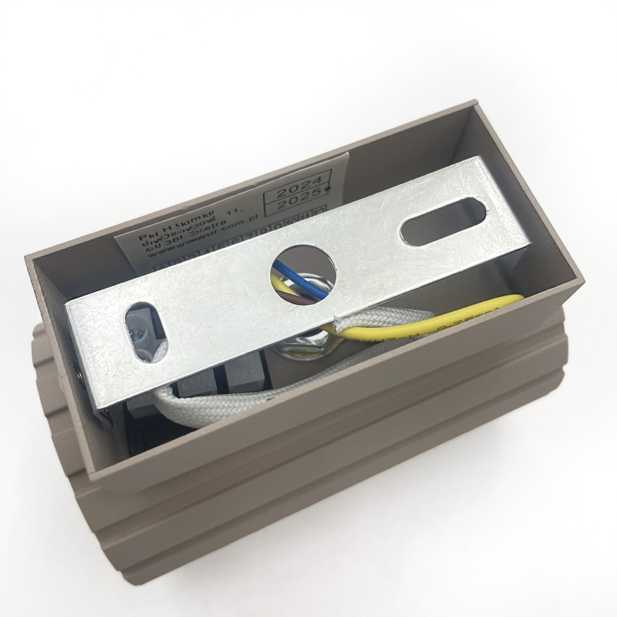 Brilagi - Sienas gaismeklis CRISPINA 1xGU10/10W/230V 10 cm bēšs