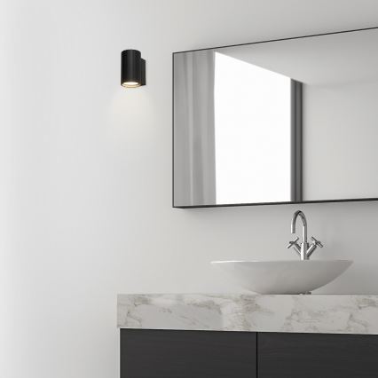 Brilagi - Sienas gaismeklis CRISPINA 1xGU10/10W/230V 10 cm melna