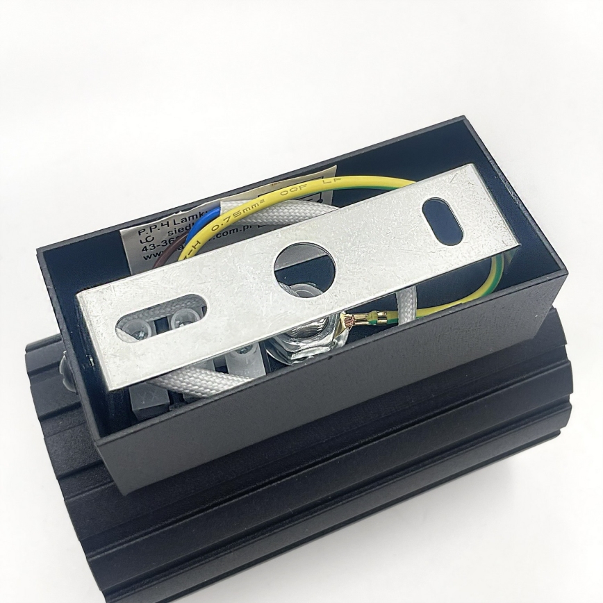 Brilagi - Sienas gaismeklis CRISPINA 1xGU10/10W/230V 10 cm melns