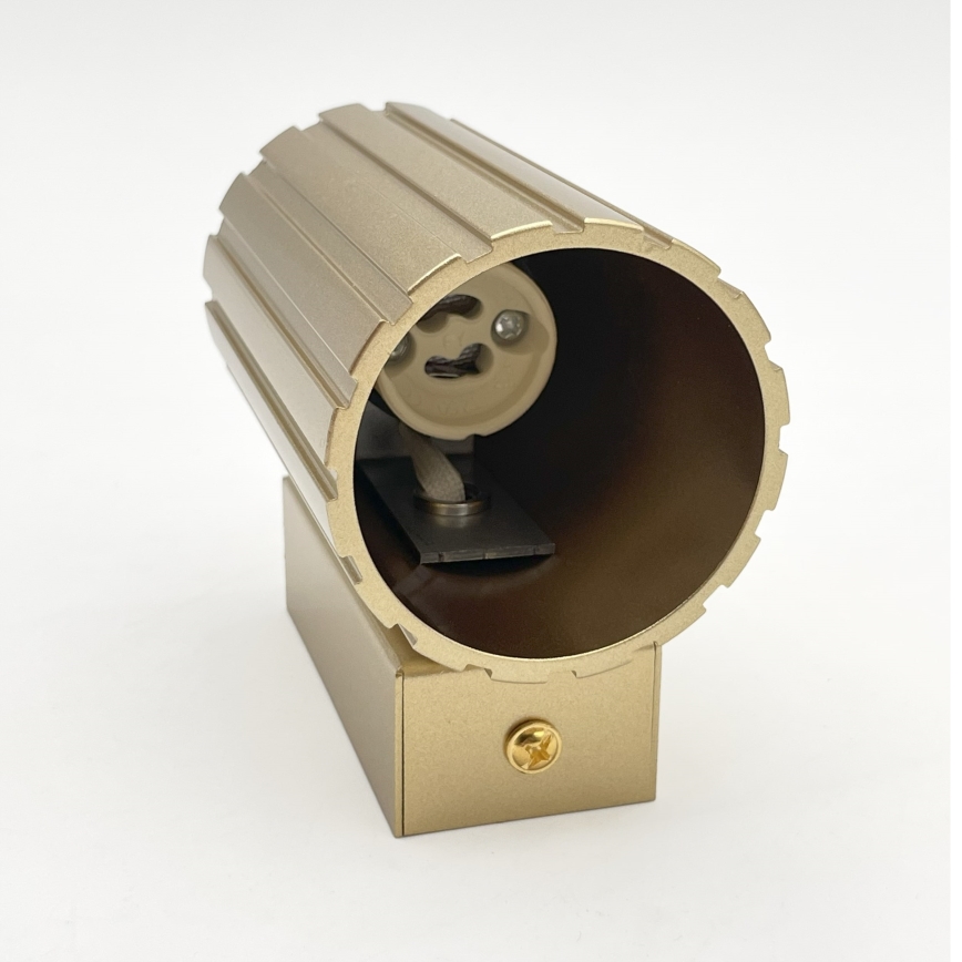 Brilagi - Sienas gaismeklis CRISPINA 1xGU10/10W/230V 10 cm zelta krāsā