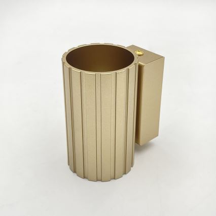 Brilagi - Sienas gaismeklis CRISPINA 1xGU10/10W/230V 10 cm zelta krāsā