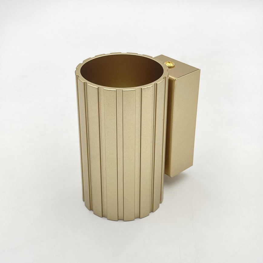 Brilagi - Sienas gaismeklis CRISPINA 1xGU10/10W/230V 10 cm zelta krāsā