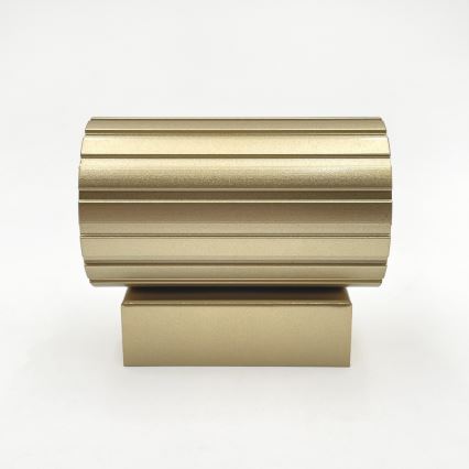 Brilagi - Sienas gaismeklis CRISPINA 1xGU10/10W/230V 10 cm zelta krāsā